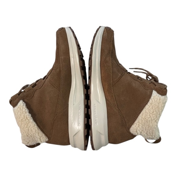 KURU Atom Lumi Boots Womens Size 10.5 Chestnut Brown Suede Faux Fur Snow Winter - Picture 6 of 14